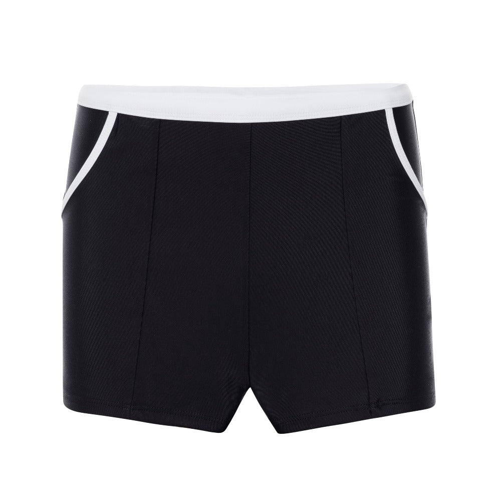 MIGA Ally Boy Short with Pockets in Black and White